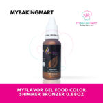 MyFlavor Gel Food Colour Shimmer Bronzer (Pack of 3) - Image 2