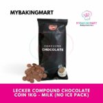 Lecker Chocolate Compound Coins Milk 1kg x 10 (1 Carton) - Image 2