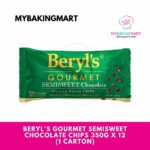Beryl's Gourmet Semisweet Chocolate Chips 350g x 12 (1 Carton)